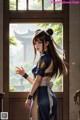 Hentai - Graceful Power in Indigo Attire Set.1 20250216 Part 4